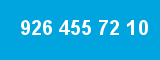 926 455 72 10 926 455 72 10